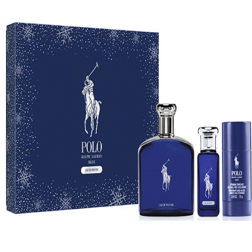 Ralph Lauren Polo Blue EDP for him 125ml Gift set Blue